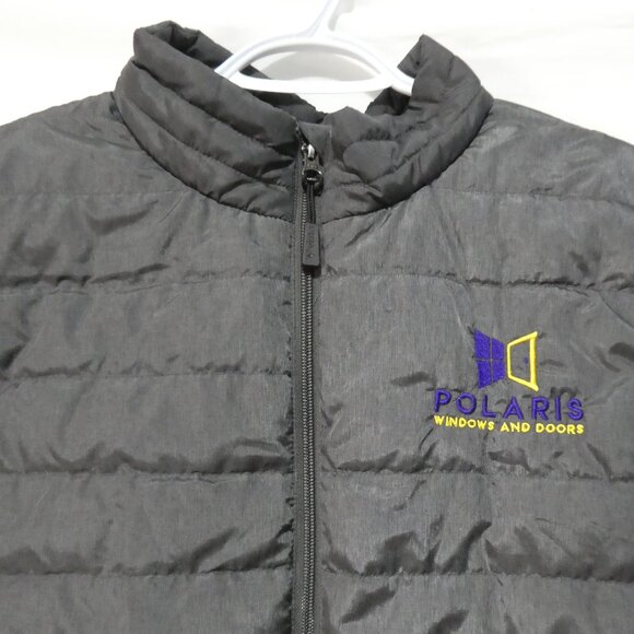 VISTA | 2XL | Charcoal Grey Puffer Vest | Polaris Windows and Doors Print Design - Picture 4 of 14